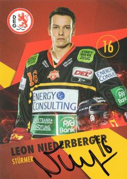 2015-16 Dusseldorfer EG Postcards #NNO Leon Niederberger Front