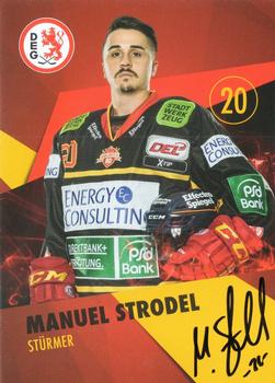 2015-16 Dusseldorfer EG Postcards #NNO Manuel Strodel Front
