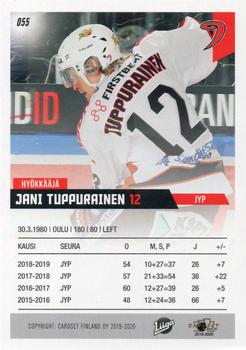 2019-20 Cardset Finland Series 1 #055 Jani Tuppurainen Back