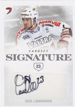 2019-20 Cardset Finland Series 1 - Signature #NNO Ossi Louhivaara Front