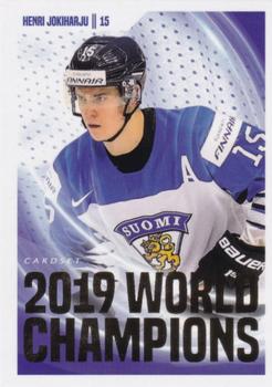 2019-20 Cardset Finland Series 1 - 2019 World Champions #6 Henri Jokiharju Front