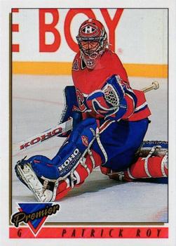 1993-94 O-Pee-Chee Premier - Pre-Production Samples #1 Patrick Roy Front