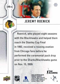 2019-20 Upper Deck - Ceremonial Puck Drop #CPD-4 Jeremy Roenick Back