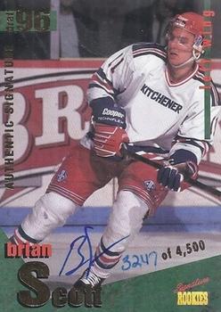 1995 Signature Rookies Draft 96 #24 Brian Scott Front