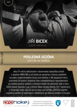 2019-20 SportZoo Tipsport Liga - League Legends Auto #LL1 Jiri Bicek Back