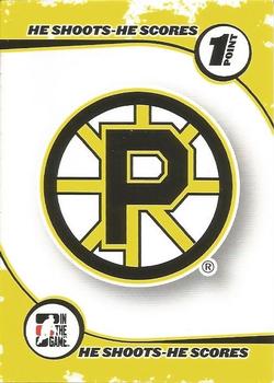 2007-08 In The Game Heroes and Prospects - He Shoots He Scores Redemption Points #NNO Providence Bruins Front