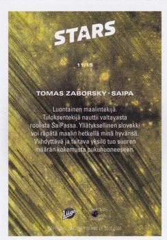 2019-20 Cardset Finland Series 2 - Stars #11 Tomas Zaborsky Back