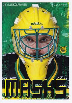 2019-20 Cardset Finland Series 2 - Masks SN999 #3 Ville Kolppanen Front