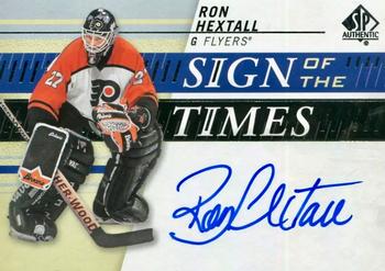 2019-20 SP Authentic - Sign of the Times #SOTT-RH Ron Hextall Front