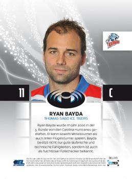 2010-11 Playercards (DEL) - Impact Imports #DEL-II13 Ryan Bayda Back