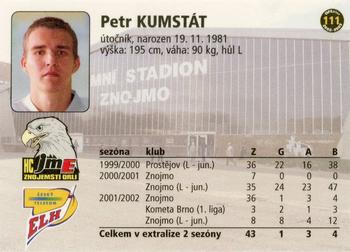2002-03 OFS Plus (ELH) #111 Petr Kumstat Back