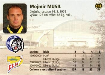 2002-03 OFS Plus (ELH) #161 Mojmir Musil Back