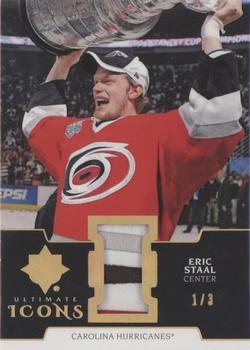 2019-20 Upper Deck Ultimate Collection - Ultimate Icons Gold Patch #UI-ES Eric Staal Front