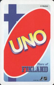 2007 Mattel Uno Stars of Finland #Y0 Saku Koivu Back