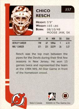 2004-05 In The Game Franchises US East - SportsFest Chicago #357 Glenn Resch Back