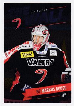 2020-21 Cardset Finland - The Wall Blue #4 Markus Ruusu Front