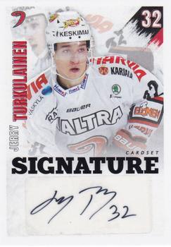 2020-21 Cardset Finland - Signature #NNO Jerry Turkulainen Front