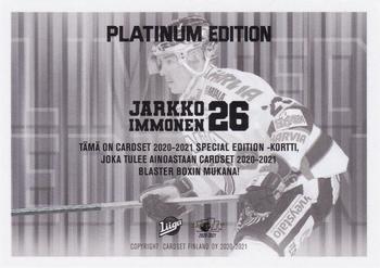 2020-21 Cardset Finland - Limited Edition #NNO Jarkko Immonen Back