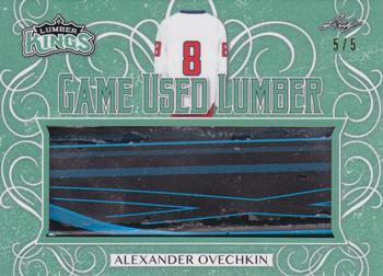 2019-20 Leaf Lumber Kings - Game Used Lumber Emerald #GUL-01 Alexander Ovechkin Front