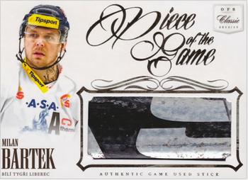 2014-15 OFS Classic - Piece of the Game #PG-28 Martin Bartek Front
