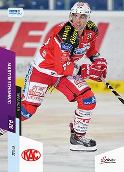 2014-15 Playercards Premium (EBEL) #201 Martin Schumnig Front