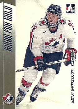 2006-07 In The Game Going For Gold Canadian Women's National Team #20 Hayley Wickenheiser Front