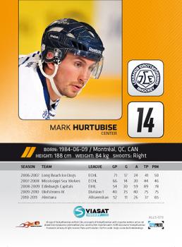 2011-12 HockeyAllsvenskan #ALLS-073 Mark Hurtubise Back