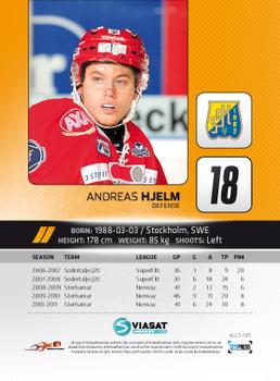 2011-12 HockeyAllsvenskan #ALLS-185 Andreas Hjelm Back