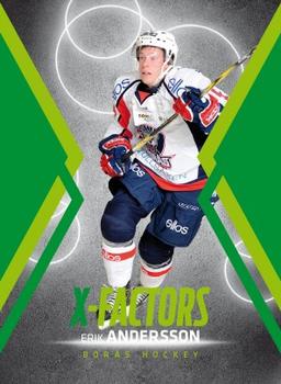 2011-12 HockeyAllsvenskan - X-Factors #ALLS-XF03 Erik Andersson Front