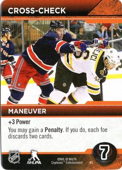 2014 Cryptozoic NHL Power Play #NNO Cross-check Front