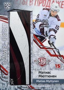 2018-19 Sereal KHL The 11th Season Collection Premium - Stick #STI-002 Matias Myttynen Front