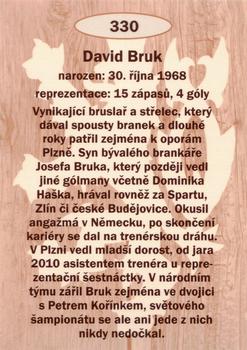 2009-10 Legendy CS #330 David Bruk Back
