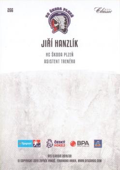 2019-20 OFS Classic #266 Jiri Hanzlik Back