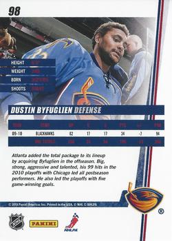 2010-11 Donruss #98 Dustin Byfuglien  Back