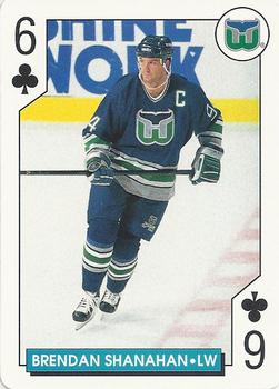 1996-97 Bicycle NHL Hockey Aces #6♣ Brendan Shanahan Front