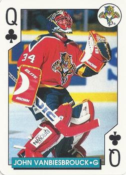 1996-97 Bicycle NHL Hockey Aces #Q♣ John Vanbiesbrouck Front
