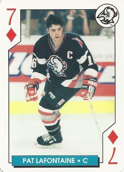 1996-97 Bicycle NHL Hockey Aces #7♦ Pat LaFontaine Front