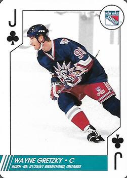1997-98 Bicycle NHL Hockey Aces #J♣ Wayne Gretzky Front