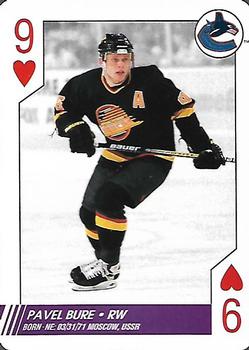 1997-98 Bicycle NHL Hockey Aces #9♥ Pavel Bure Front