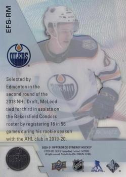 2020-21 Upper Deck Synergy - Exceptional Futures #EFS-RM Ryan McLeod Back