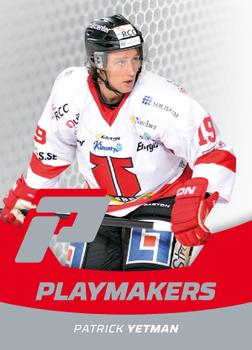 2012-13 HockeyAllsvenskan - Playmakers #ALLS-PM14 Patrick Yetman Front