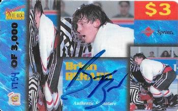 1995 Signature Rookies Auto-Phonex - $3 Phone Cards #29 Bryan Berard Front