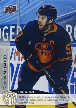2020-21 Upper Deck Game Dated Moments #16 Connor McDavid Front