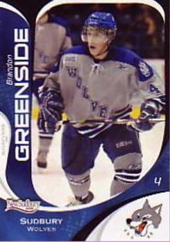 2007-08 Extreme Sudbury Wolves (OHL) #9 Brandon Greenside Front