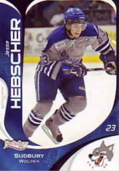 2007-08 Extreme Sudbury Wolves (OHL) #10 Jesse Hebscher Front