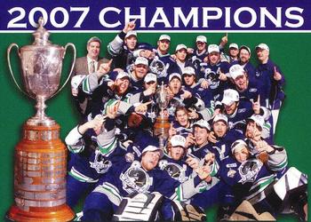 2007-08 Meijer Plymouth Whalers (OHL) #NNO 2007 OHL Champions Front
