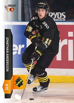 2015-16 Playercards HockeyAllsvenskan #HA-010 Jonathan Andersson Front