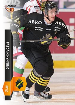 2015-16 Playercards HockeyAllsvenskan #HA-018 Fredrik Hynning Front