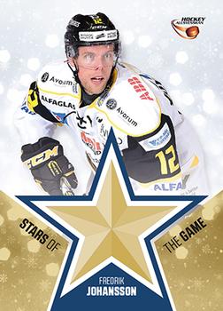 2015-16 Playercards HockeyAllsvenskan - Stars of the Game #HA-SG13 Fredrik Johansson Front
