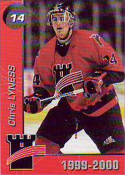 1999-00 Cartes, Timbres et Monnaies Sainte-Foy Quebec Remparts (QMJHL) #8 Chris Lyness Front